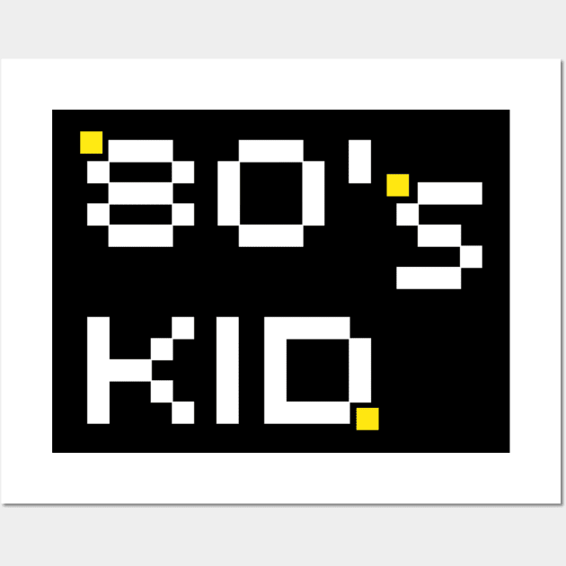 80's Kid Wall Art by Printnation